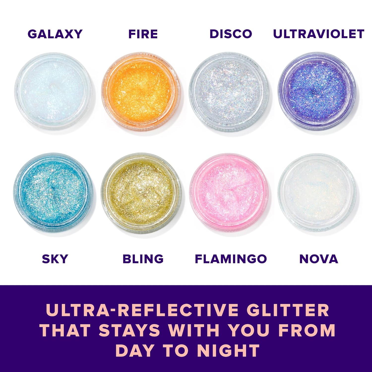 Unicorn Snot Holographic Face & Body Glitter Gel - Vegan, Cruelty-Free, 1.7 oz Gold Bling