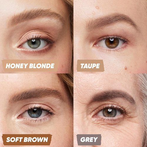 Kosas Brow Pop Eyebrow Pencil - Precision Brow Pencil with Spoolie, Taupe Shade