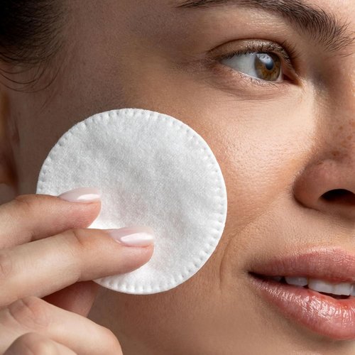 Cliganic Premium Cotton Rounds - Hypoallergenic Makeup Remover Pads | 300 Count, Lint-Free, 100% Pure Cotton