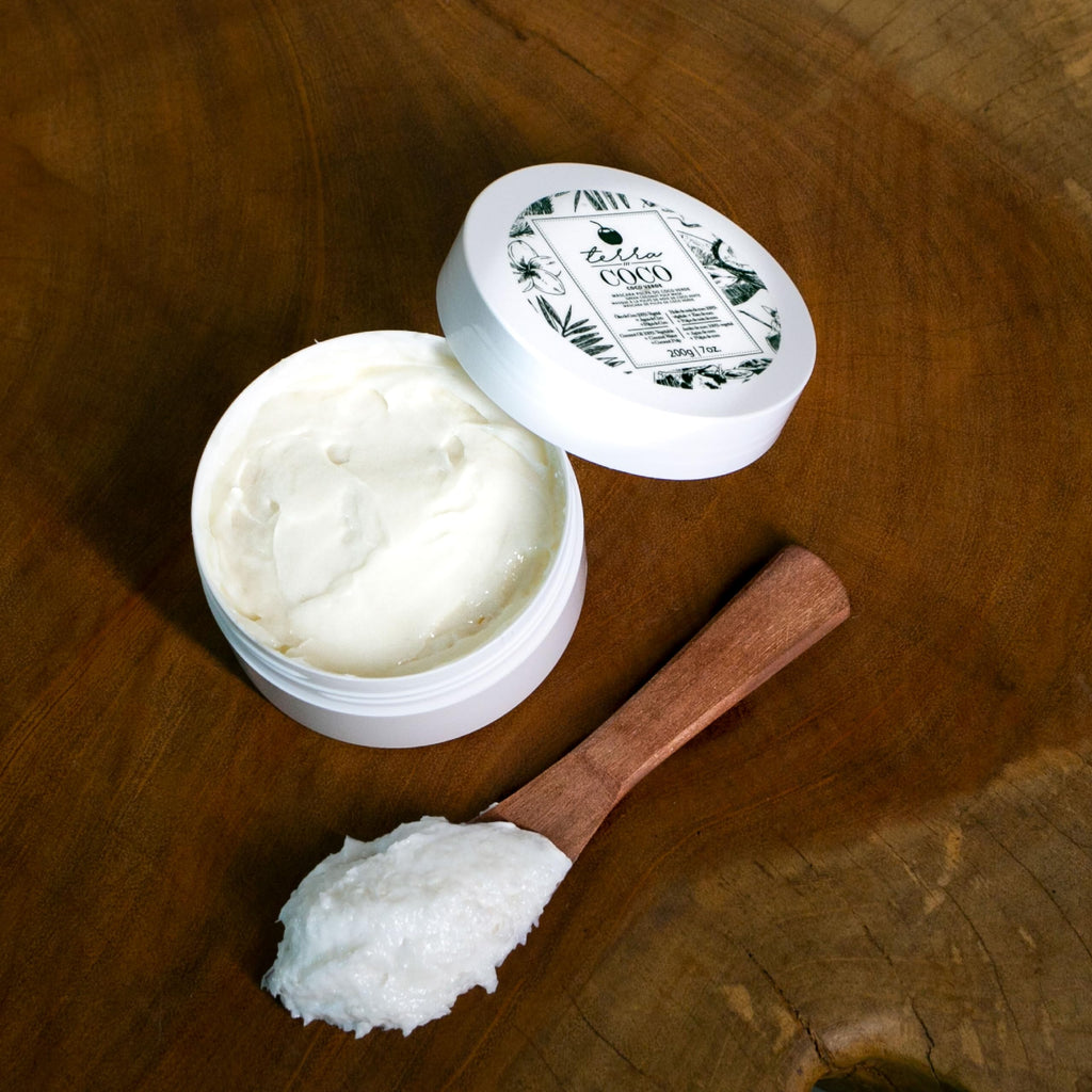 YBERA PARIS Terra Coco Verde Mask | Vegan | Moisturizes and Nourishes | Ideal for Extremely Dry and Worn Hair Damaged by Sun or Chemicals| Removes Dead Cells | Acts as a Sunscreen | 7.0 oz