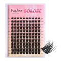 Volume & Soft Eyelash Clusters,C Curl Individual Lashes with 0.05mm Ultra-Thin Band, 8-18mm DIY Home Salon Thick Lash Extension, Reusable, Bold Glam for Daily Life or Events,FayJoo BOLDEE 13 Lash Only