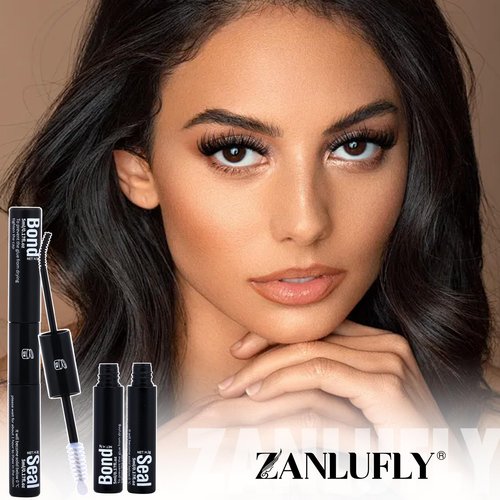 Lash Glue Waterproof Eyelash Glue Strong Hold Lash Cluster Glues 2 in 1 Lash Bond and Seal for Lash Extension Long-Lasting Eyelash Adhesives DIY Lashes at Home by zanlufly