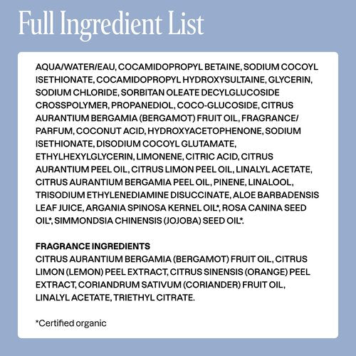 Cliganic Hydrating Facial Gel Cleanser with Triple Botanical Complex® – Clean Gentle Face Wash with Jojoba, Rosehip Argan Oils Removes Makeup Impurities Aloe Vera Glycerin for Balanced Glowing Skin