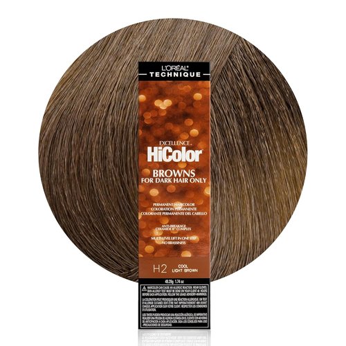 L'Oréal Technique HiColor Permanent Hair Color - Lifts Dark Hair in One Step | Rich, Smooth Formula