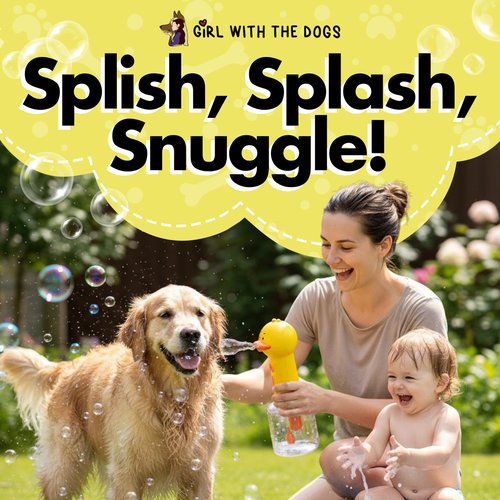 Electric Shampoo Dispensing Foaming Duck by Girl With The Dogs – Fun Foaming Soap Dispenser for Dog Grooming, Cat Supplies, Kids Bathroom Set & Bathroom Accessories – Shampoo Pump Dispenser