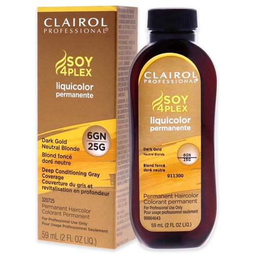 Clairol Professional Permanent Liquicolor - Medium/Dark Blonde Hair Color | 100% Gray Coverage