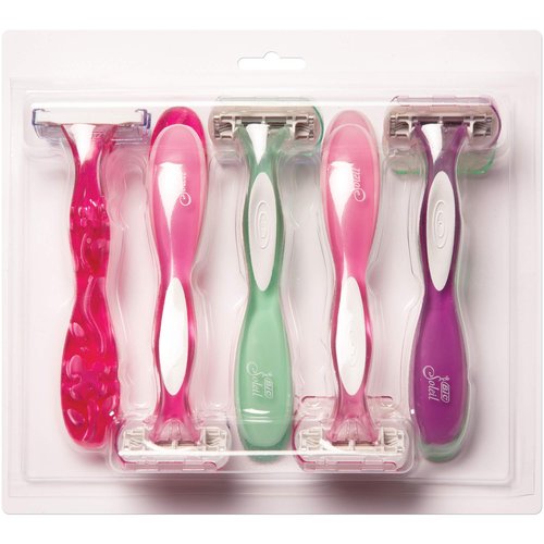 BIC Soleil Simply Smooth Women's Disposable Razors; 3 Blades With Moisture Strip For a Silky Smooth Shave; 10-Count