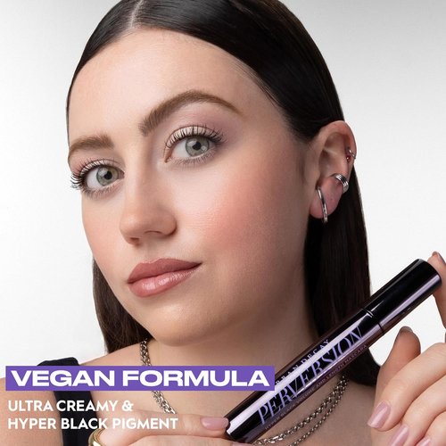 Urban Decay Perversion Mascara - Black Volumizing & Lengthening, Smudge-Resistant, 16HR Wear, Vegan Formula