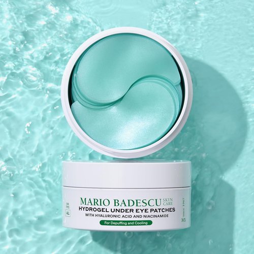 Mario Badescu Hydrogel Under Eye Patches - Hydrating Eye Masks for Dark Circles & Puffiness | 30 Pairs with Hyaluronic Acid & Niacinamide