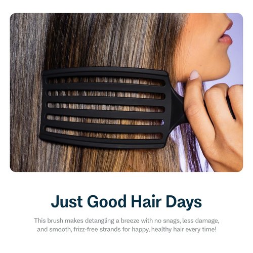 Gimme Beauty Vented Detangling Brush - Quick-Dry, Heat-Resistant Design for Healthy Hair - Ideal for Thick or Thin Locks