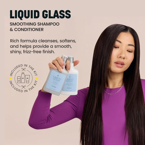 Drybar House of Blowouts Starter Kit - Travel Size Hair Styling Products & Accessories for Perfect Blowouts