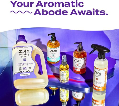 Indigo Wild Zum Mist Room & Body Spray - Aromatherapy Lavender-Mint Essential Oil Spray - 4 fl oz (2 Pack)