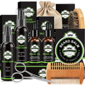 Skiennix Beard Kit for Men - Complete Grooming Set with Wash, Conditioner, Oil, Balm & Accessories