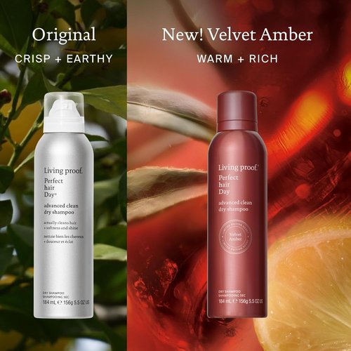 Living Proof Perfect Hair Day Dry Shampoo - Advanced Clean Formula, 5.5 oz | Limited Edition Velvet Amber Scent