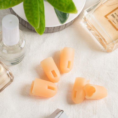 ANCIRS 10 Pack Fake Hand Silicone Finger Cover, Fingertip Replacement Accessory for Nail Art Equipment