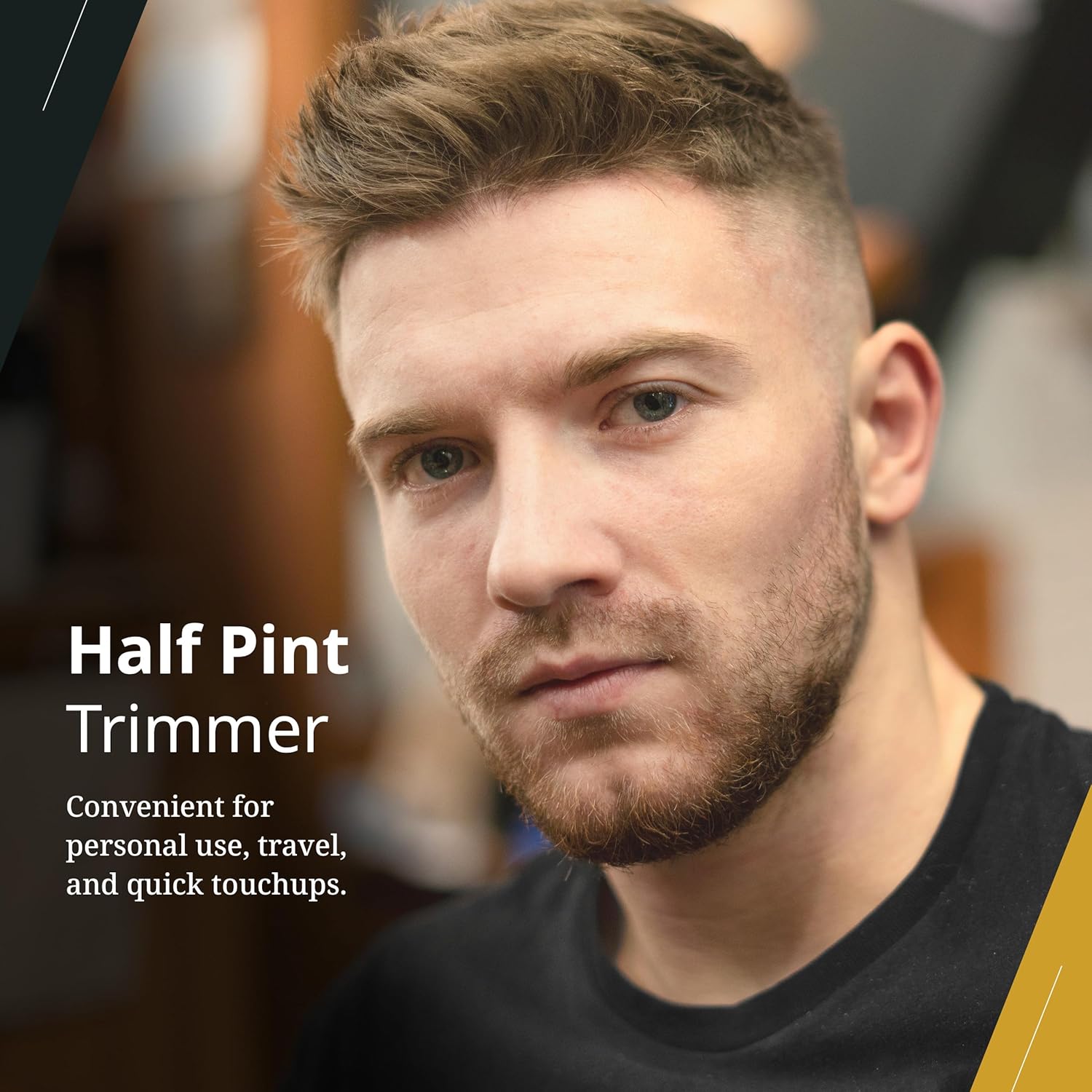 Wahl Professional Half Pint Trimmer - Compact, Lightweight & Battery-Operated with 2 Guides
