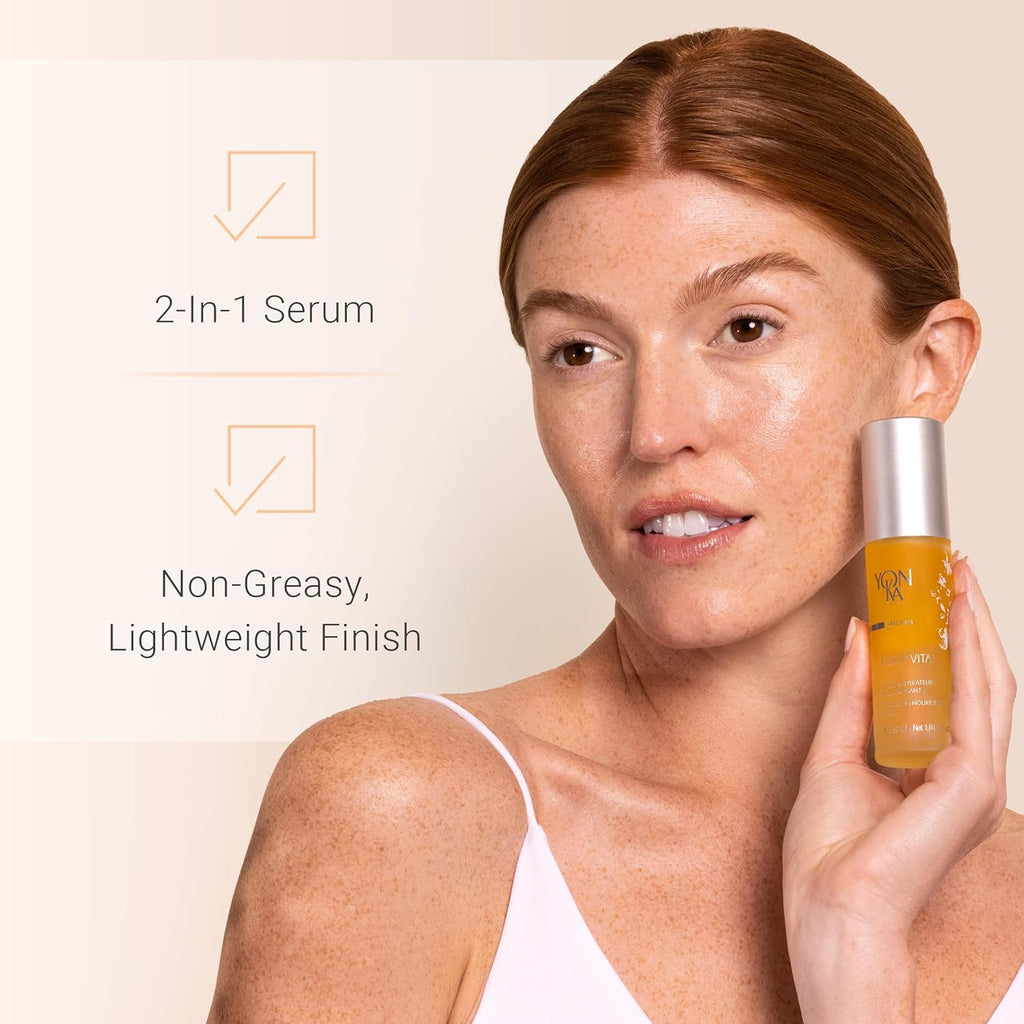 Yon-Ka Elixir Vital Concentrate - Revitalizing Anti-Aging Serum for Moisturized, Remineralized Skin | Paraben-Free | 1.01 fl oz