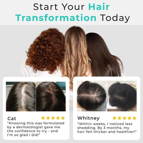 Hair Plus MD Hair Growth Supplement - Boost Hair Growth & Density | 120 Capsules, Gluten-Free & Non-GMO