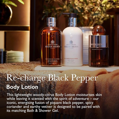 Molton Brown Body Lotion - Re-Charge Black Pepper | Nourishing Hydration 10 fl. oz.