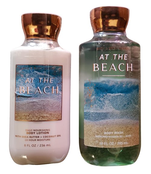 Bath & Body Works At The Beach Body Lotion and Body Gel Wash 2 Piece Set