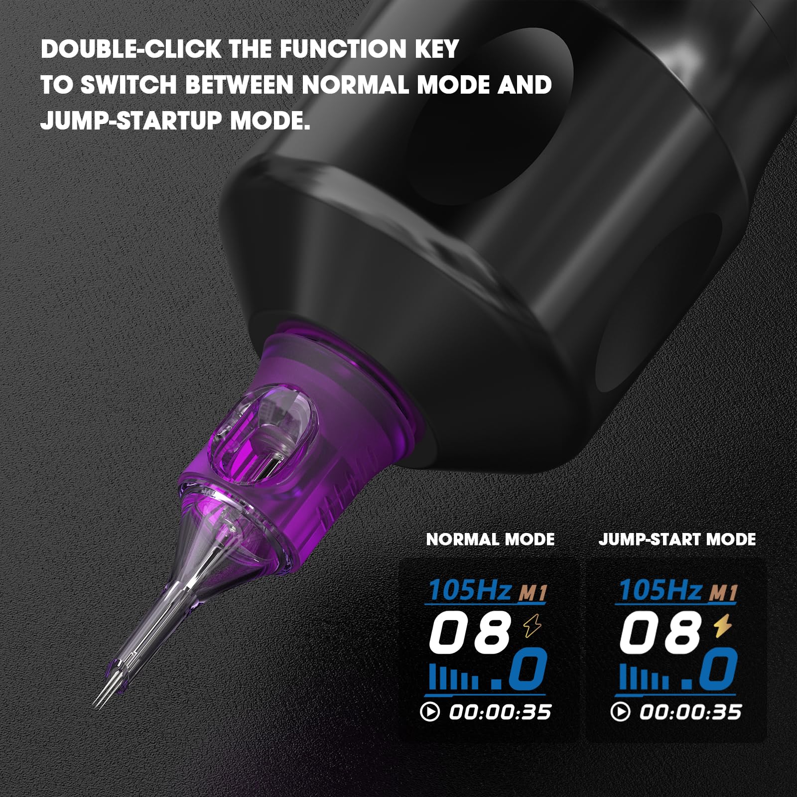 Wormhole Tattoo Kit Wireless Tattoo Gun Xtreme Tattoo Ink 20 PCS Cartridge Needles 1,500mAh Tattoo Power Supply, Smart LED Digital Display Tattoo Pen Complete Tattoo Machine Kit for Artist