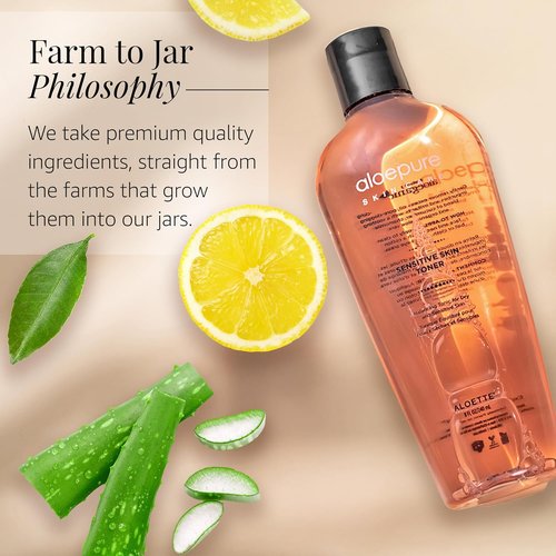 Aloette Sensitive Skin Toner - Gentle Hydrating Facial Toner for Dry & Sensitive Skin | Cucumber, Chamomile & Aloe Vera
