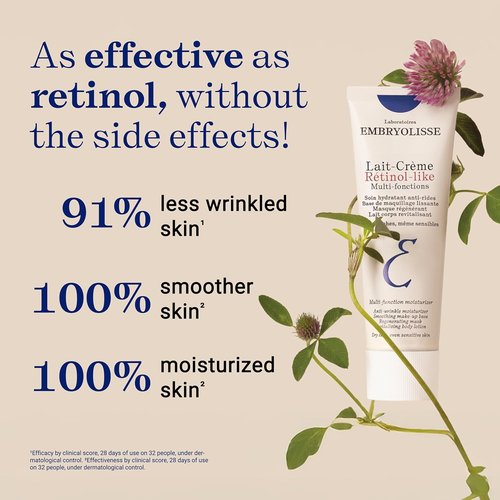 Embryolisse Lait-Crème - Retinol Alternative Anti-Aging Face Moisturizer & Makeup Primer | 2.54 Fl Oz