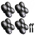 4PCS Shaver Replacement Blades for Head Shaver, 5 Blades Shaver Heads for Bald Men, Head and Face Electric Razor Heads, 2 Cleaning Brush