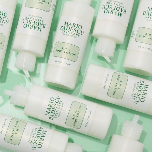 Mario Badescu AHA Body Lotion - Gentle Exfoliating & Moisturizing Formula for Youthful Skin - 6 Fl Oz