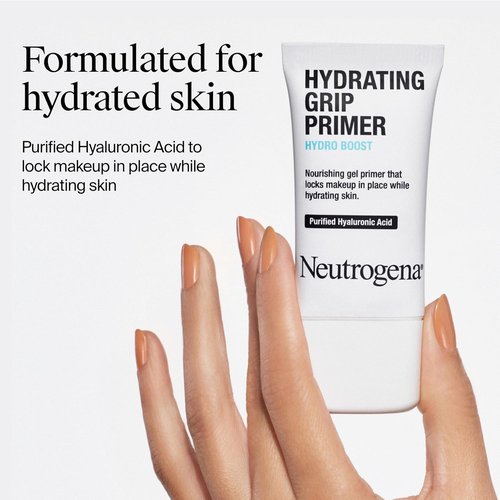 Neutrogena Hydro Boost Primer - Hydrating Gel with Hyaluronic Acid for Dewy Skin | 1.0 oz