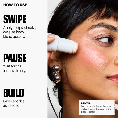 Milk Makeup Cooling Water Jelly Shimmer - Buildable Highlighter Stick for Sheer Glow | Long-Lasting Hydration