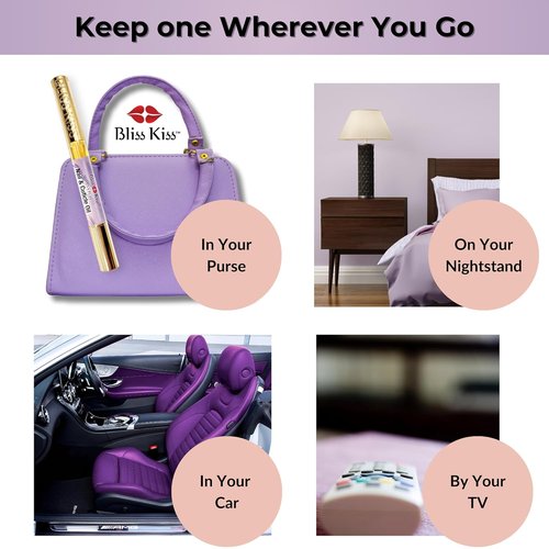Bliss Kiss | Lavender Vanilla Nail Oil Cuticle Pen - Vitamin E & Jojoba for Stronger, Healthier Nails