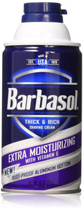 Barbasol Extra Moisturizing With Vitamin E Shaving Cream, 10 oz., 2 Piece