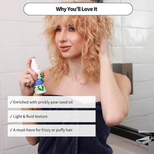 SHAERI Hair Spray - Natural Detangling & Heat Protection - Nourishing Jojoba & Almond Oil - 3.38 oz