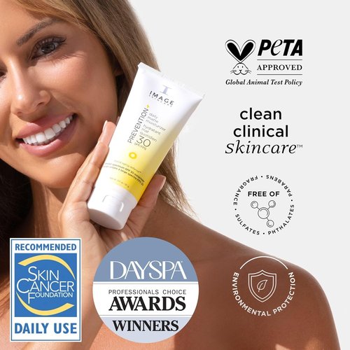 IMAGE Skincare Daily Matte Moisturizer SPF 30 - Zinc Oxide Mattifying Face Sunscreen, 3.2 oz