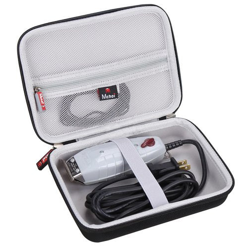 Mchoi Hard Case for Andis Professional T-Outliner Beard/Hair Trimmer, Model GTO 04710/04603/ 04775, with Mesh Pocket for Combs and Accessories, Case Only