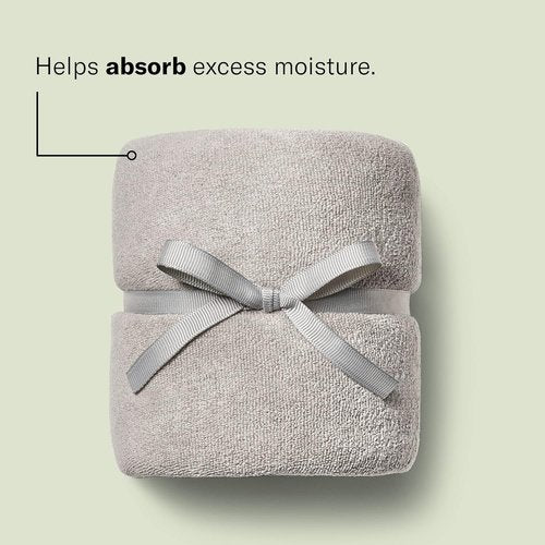 DevaCurl Microfiber Anti-Frizz Hair Towel - Gently Dries Hair | Stylish Gray Color