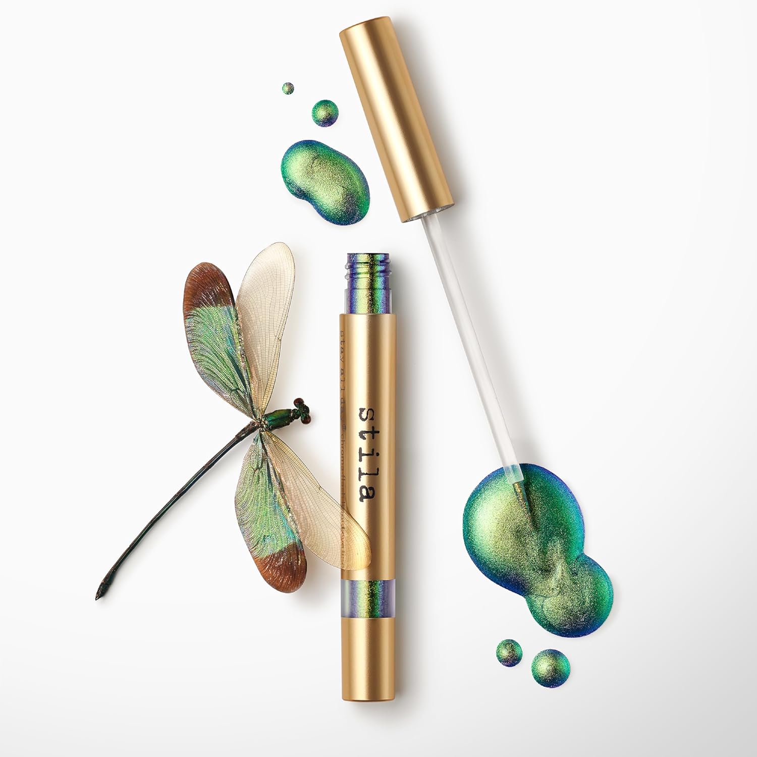 Stila Stay All Day® Chroma-Flash Liquid Eye Liner - Long-Wear Shade-Shifting Metallic | Smudge-Proof, Precision Brush Tip