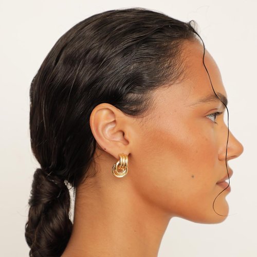 Heaven Mayhem Baby Knot Earrings - Modern Twisted Design for Bold Everyday Style