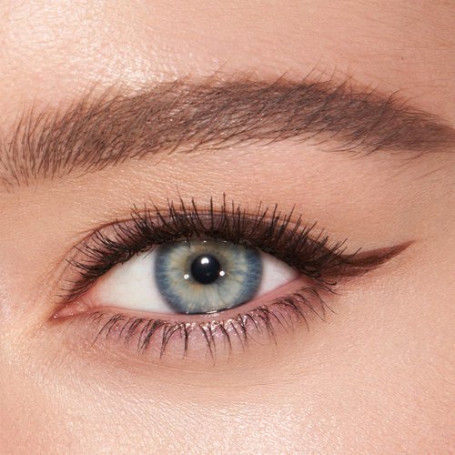 Charlotte Tilbury The Feline Flick Waterproof Liquid Eyeliner - Black Eyeliner Pen with a Quick-Drying, Matte Formula - Enriched with Intense, Highly-Pigmented Color Pay-Off - Super Brown