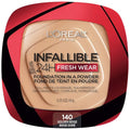 L'Oreal Paris Infallible Fresh Wear Foundation Powder - Waterproof, 24H Wear, Golden Beige, 0.31 oz.