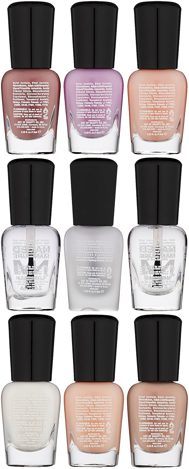 Zoya Mini Nail Polish Kit - Vibrant Colors for Perfect Manicures | 4-Piece Set