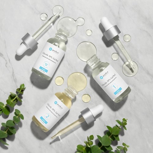 Glycolic Gel Peel - 10% Strength with Retinol & Green Tea Extract for Radiant Skin