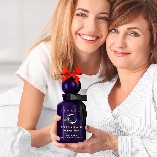 Skiennix Deep Sleep Pillow Spray - Natural Aromatherapy Mist for Relaxation & Stress Relief | Patchouli, Black Tea, Vanilla