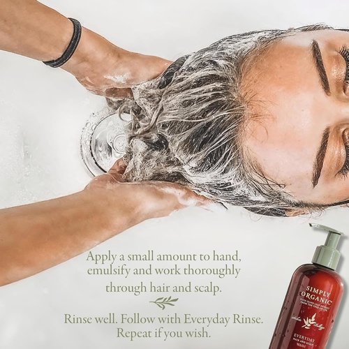 **Skiennix Hair & Scalp Wash Shampoo - All-Natural, Cruelty-Free Formula with Organic Sage & Lime | 251ml**