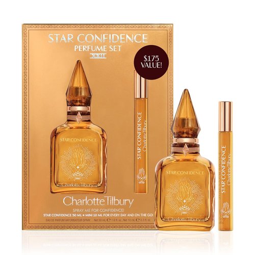 Charlotte Tilbury Star Confidence Eau De Parfum - Long-Lasting Floral Woody Fragrance with Blackcurrant & Jasmine