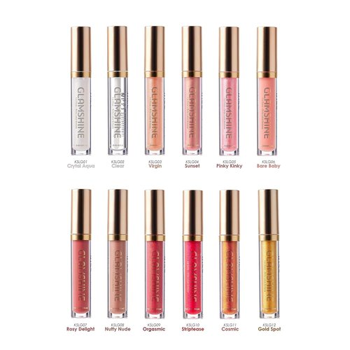 KISS Glam Shine Lip Gloss - Orgasmic Finish for Luscious Lips | 1 Pack