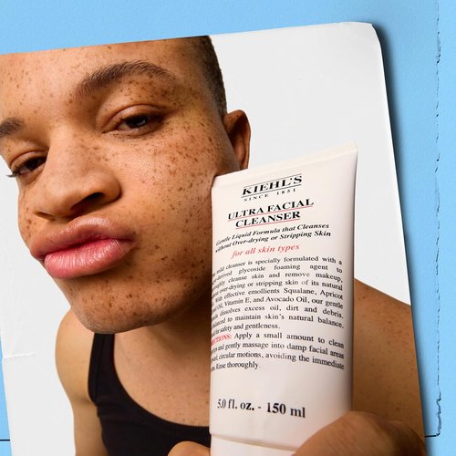 Kiehl's Ultra Facial Cleanser - Lightweight Foamy Formula for All Skin Types | Gently Exfoliates & Moisturizes
