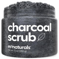 M3 Exfoliating Charcoal Scrub - Collagen & Stem Cells for Body Toning, Detox & Smoothing | 12 oz