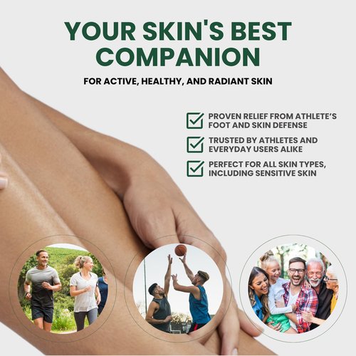 KESMEDIK Tea Tree Oil Balm for Skin, Soothes Itching, Rashes & Dry Skin, Antifungal Defense for Athlete’s Foot, Jock Itch, Chafing, Bug Bites & Eczema, Natural, Effective & Safe for All Ages, 2-Pack